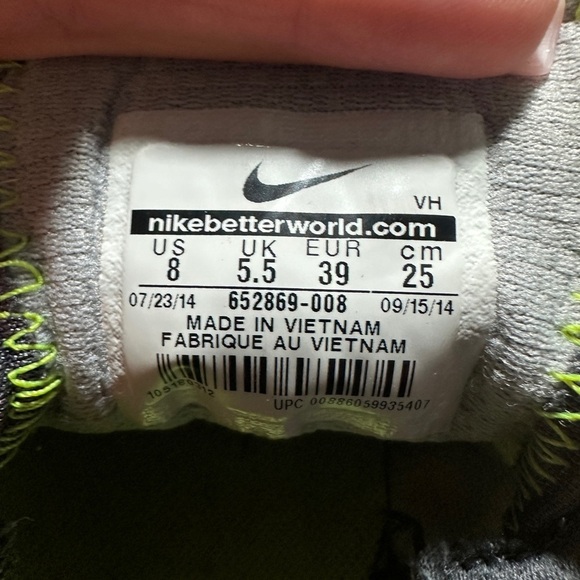 Nike Dual Fusion Trail Multicolor Running Shoes Well Worn Size 8 - Picture 6 of 6